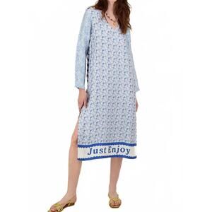 NEW ME369 v neck dress in violet